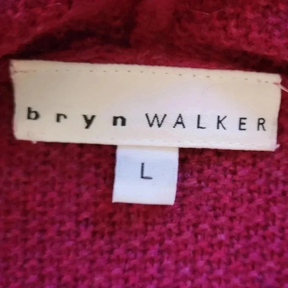 Bryn Walker Cowl Neck Sweater Poncho Sleeveless Cashmere/Lambswool Blend(L) - Picture 6 of 9